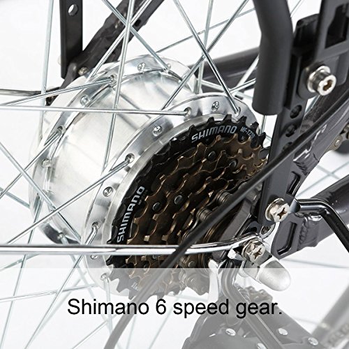 Onway 6 Speed 700C Man City Electric Bicycle, 6061 Aluminium Alloy Frame, with Removable Lithium Battery
