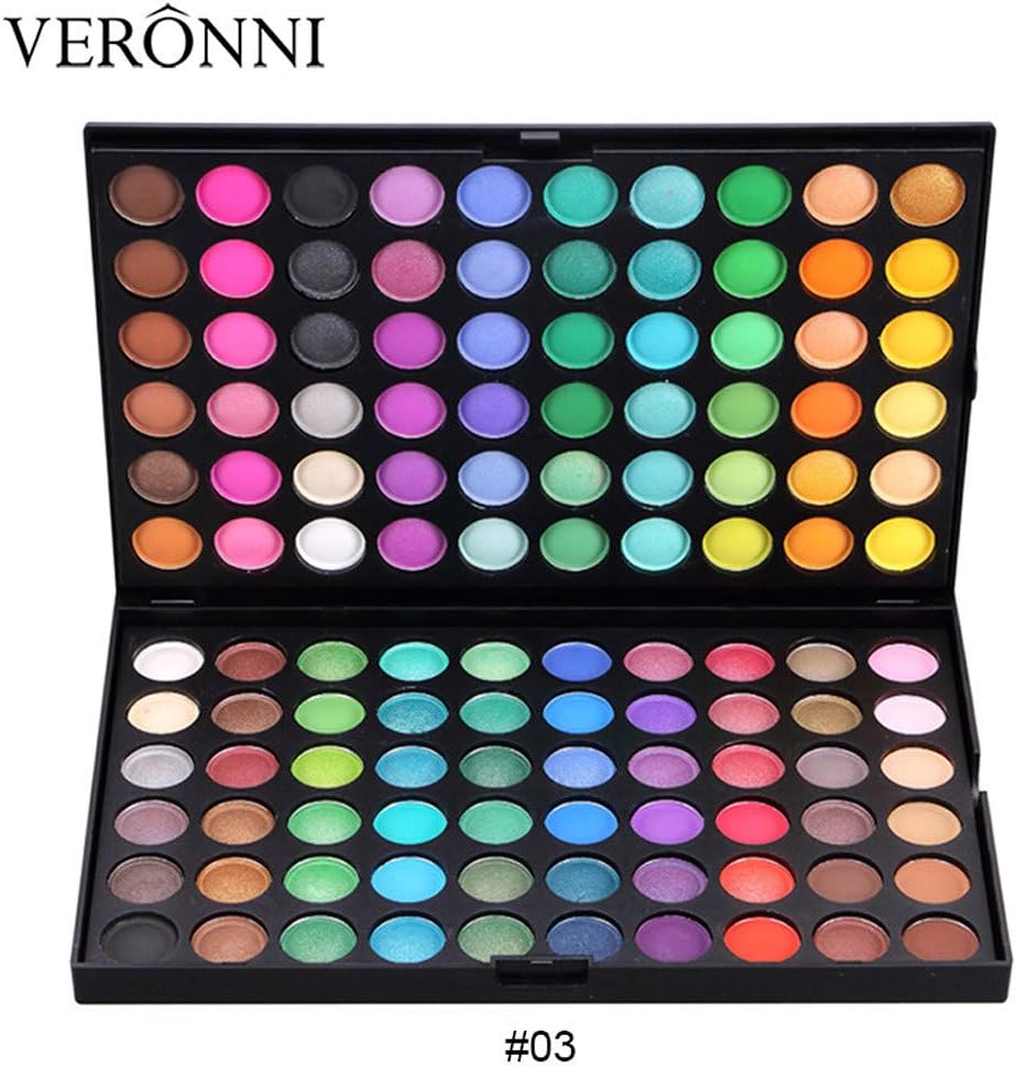Eye Shadow Plate, Matte Shimmer Earth Warm Color Eyeshadow Palette Makeup Eye Shadow 120 Colors Eyeshadow Clearance Sales C