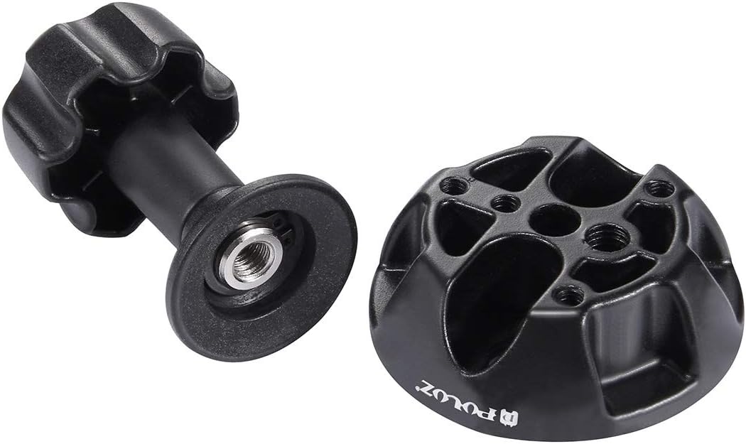 Metal Material Durable CAOMING 75mm Half Ball Flat to Bowl Adapter for