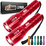 GORILLA GRIP Powerful LED Tactical Flashlight, 750