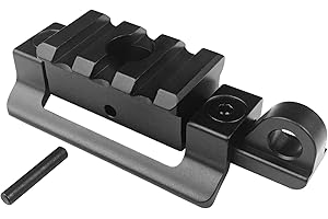 BRIDGEMOUNT Lion Gears Swivel Stud Picatinny Rail Adapter with Integrated Sling Loop AS-S2W03SS