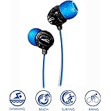 Waterproof Headphones for swimming - SURGE S+ (Short Cord). Best Waterproof Headphones for Swimming Laps