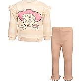 Magic Threadz Disney Clothes Baby Girls Pant Set – Minnie Mouse, Stitch & Toy Story Ruffle Top with Pants Outfit (12M–24M)