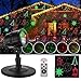 Projector Lights, Jia Wei Laser Lights IP65 Waterproof Decorative Lighting Projectors Landscape LED Projection Lights for Garden, Outdoor and Indoor (Black)
