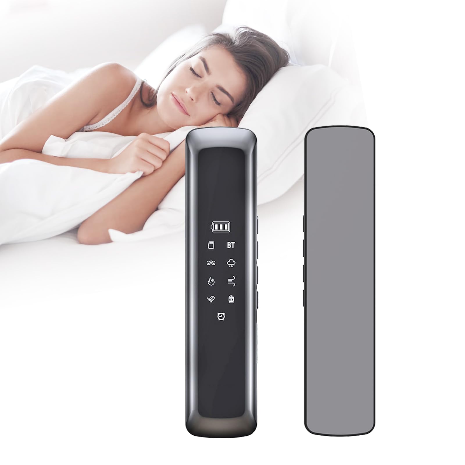 Photo 1 of PILSAMAS Bone Conduction Under Pillow Speaker Blutooth for Sleeping - Intuitive Glow-Guide, 3 Timers, 6 Soothing Sounds, White Noise Sound Machine for Adult, Kids, Side Sleeper, Podcasts & Audiobooks