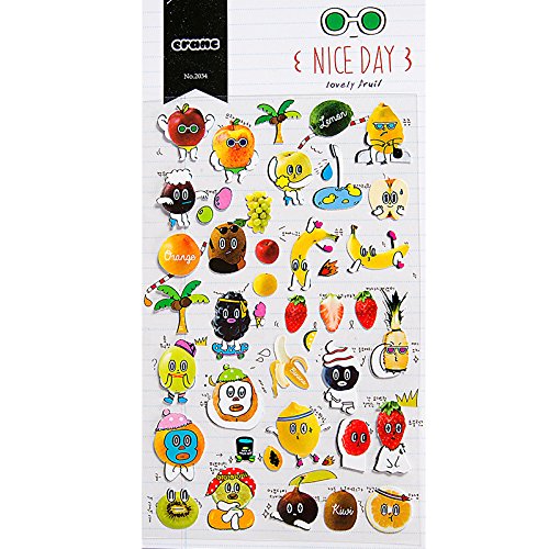 Funny Diary Sticker Notebook Decorative Sticker, 6 Sheets - Thumbnail 4