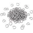 Craftdady 1000Pcs Stainless Steel Open Jump Rings 10mm Round 1.4mm Thick Connector Rings for Jewelry Making