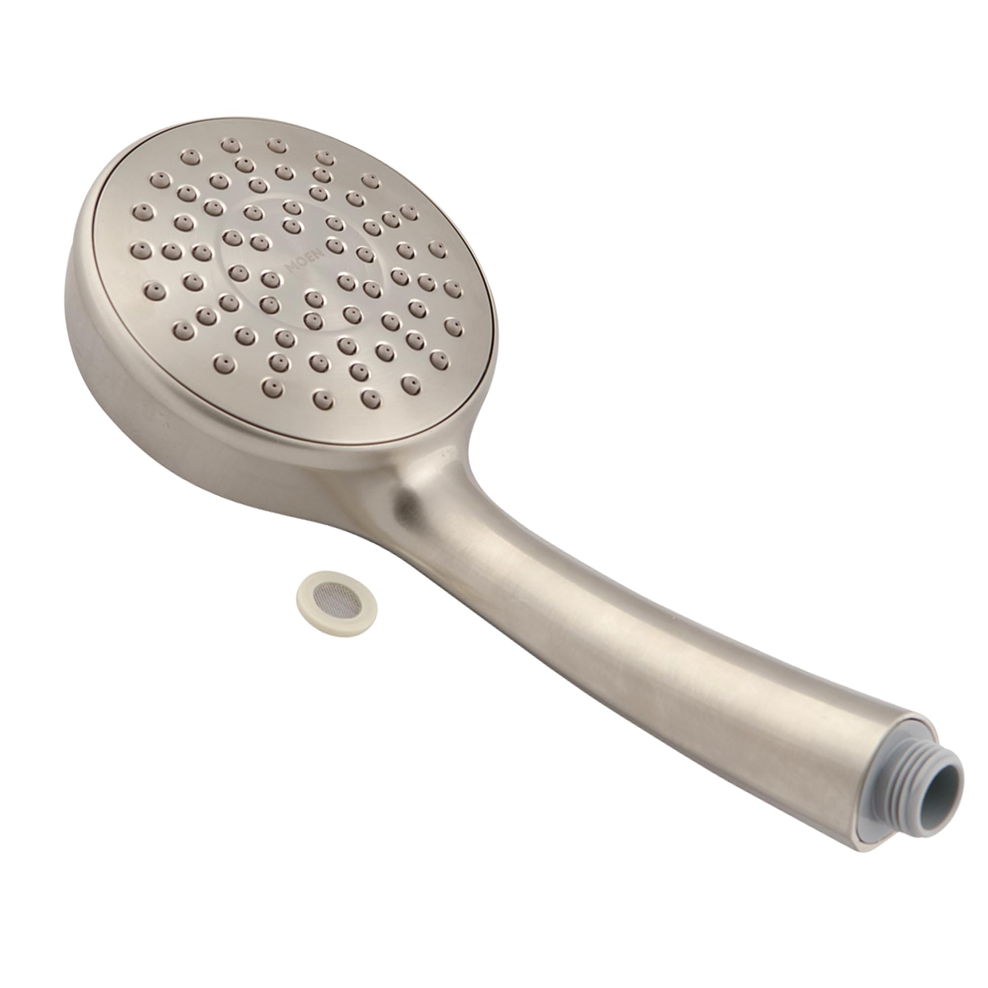 Photo 1 of Moen 155747BN Replacement Part - Brushed Nickel Finish, Single Function Handshower, Eco Performance Showerhead, 4 in. Spray Face