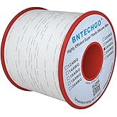 BNTECHGO 26 Gauge Silicone Wire Spool 250 ft White Flexible 26 AWG Stranded Tinned Copper Wire