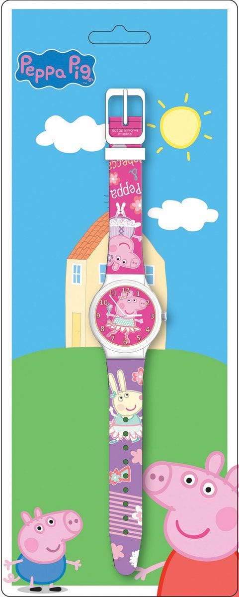 Diakakis 000480974 Watch in Clamshell Peppa Pig, Multicolored