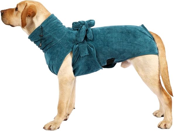 dog robe towel