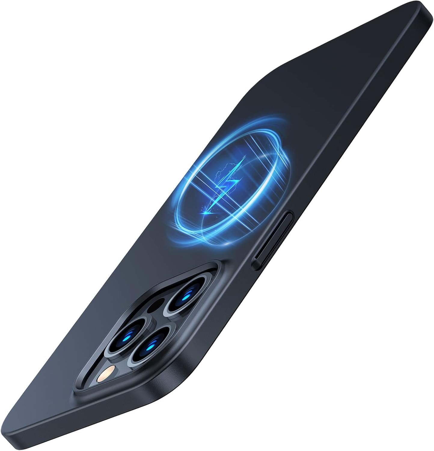 TORRAS for iPhone 15 Pro Case with MagSafe, Light Slim but Sturdy, Velvety Touch and Elegant Look, Thin to Invisible, Protective Hard Anti-Scratch Magnetic for iPhone 15 Pro Cover, Matte Black — image 1