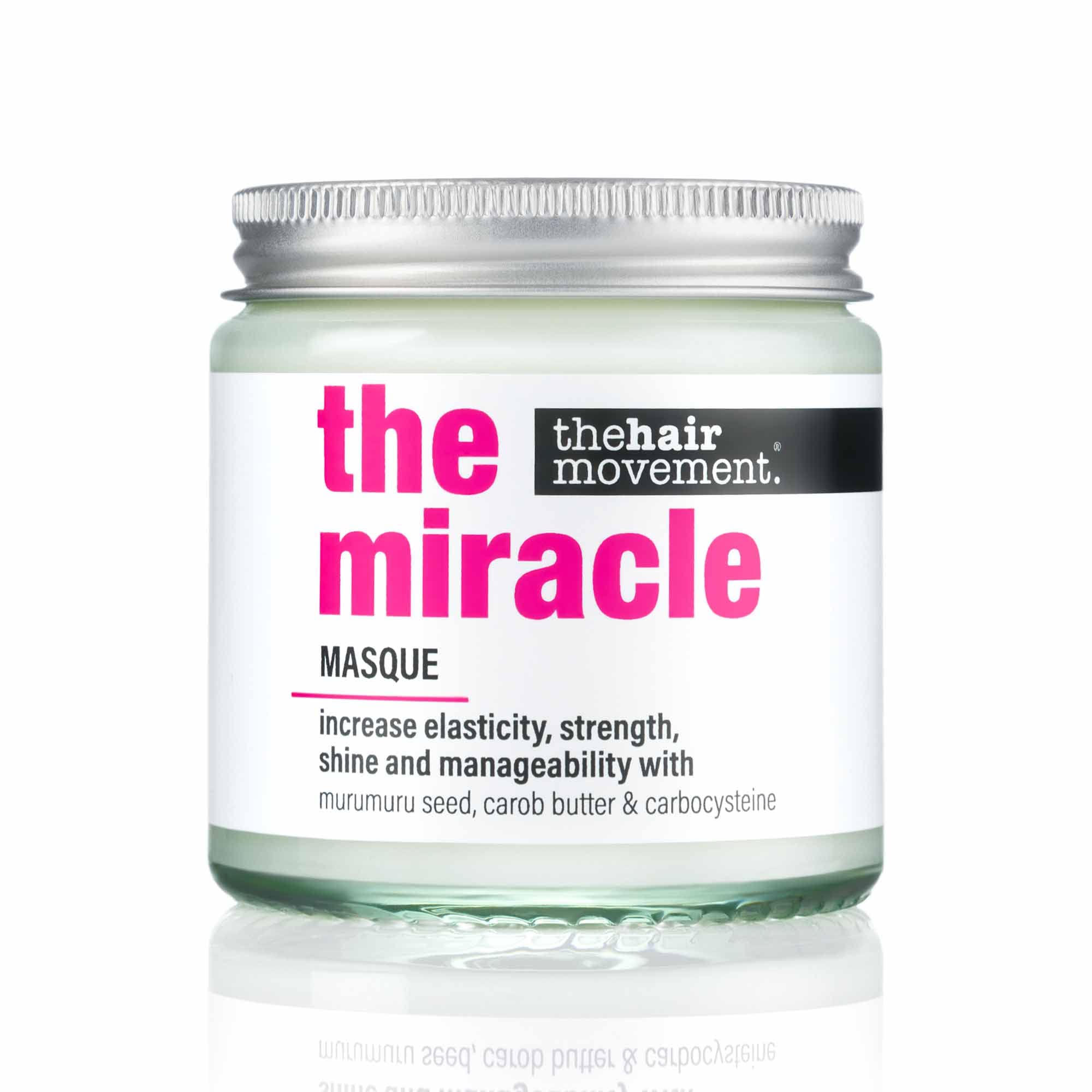 The Hair Movement | Miracle Masque | Sulphate Free | Paraben Free | Intense Hair Repair Mask With Murumuru Seed | Carob Butter and Carbocysteine | Salon Professional Hair Mask