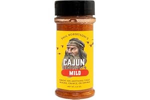 Duck Commander Cajun Seasoning by Phil Robertson - Premium Spice Blend for Meat, Seafood & Vegetables, Perfect for BBQ, Gumbo & Creole Recipes - Mild, 5.5 oz