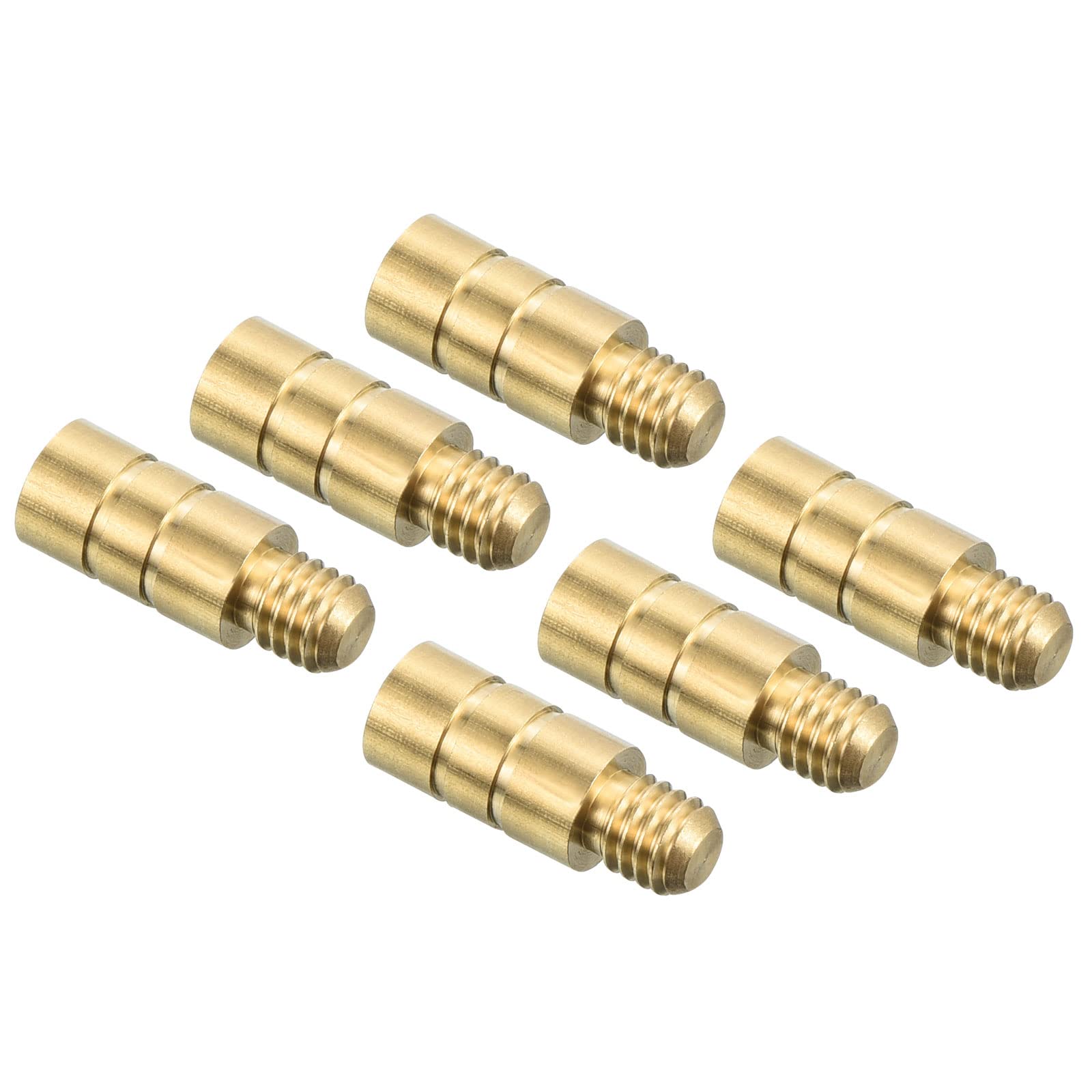 PATIKIL 2g Copper Dart Weight Add Accentuator 6 Pcs 16mm Length 2BA Thread Darts Weight Adjuster Dart Accessories Copper Color