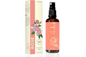 Rose Room, Linen & Pillow Spray by Aromafume | 100ml/3.38 fl oz | with Pure Rose Essential Oil | Aromatherapy Spray | Mist for Bedding, Fabrics