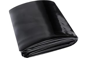 Adroiteet 14 x 14 FT Pond Liner, 20 Mil Fish Pond HDPE Liner, Pond Liners for Outdoor Ponds, Koi Ponds, Garden Fountain, Waterfall