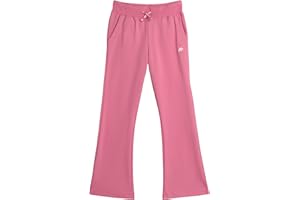 AEROPOSTALE Girls' Sweatpants - Fleece Wide Leg Performance Jogger Pants for Girls - Kids' Lightweight Joggers (7-16)