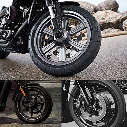 KATUR Motorfiets Voorasmoer Afdekdop Kit CNC Aluminium asmoer Socket Set voor Harley Sportster XL883 XL1200 (zwart) - Image 7