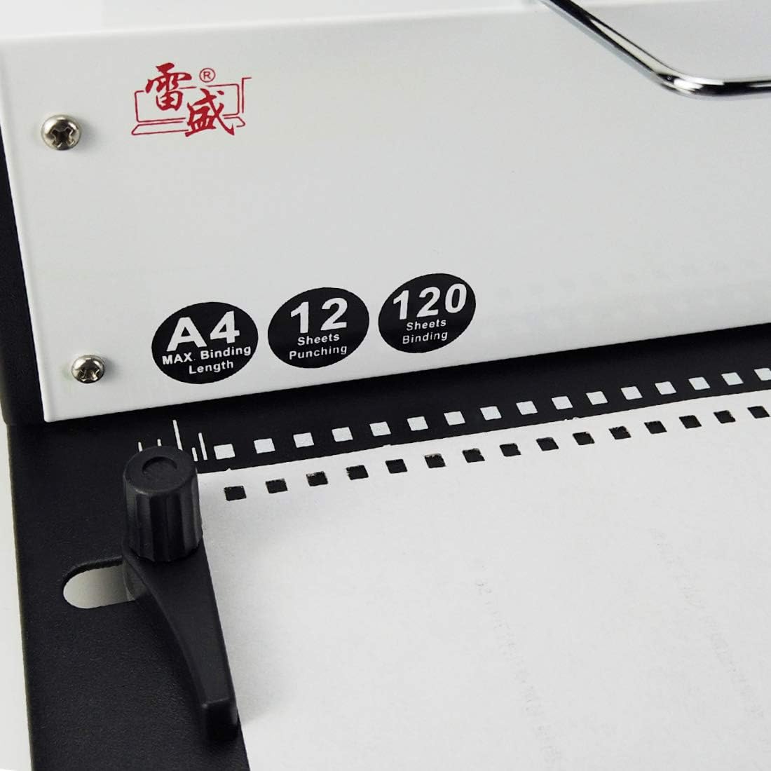 Rayson TD1202 Binding Machine, 3:1 Pitch Wire Binding Machine, Punch 10 Sheets/Bind 120 Sheets with Sturdy Metal Construction : Office Products
