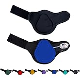 Majestic Ally Horse Leg Protection Fetlock and Tendon Boots Set, PU Shell, Neoprene Lining, Hook and Loop Closures, Multiple Colors and Sizes