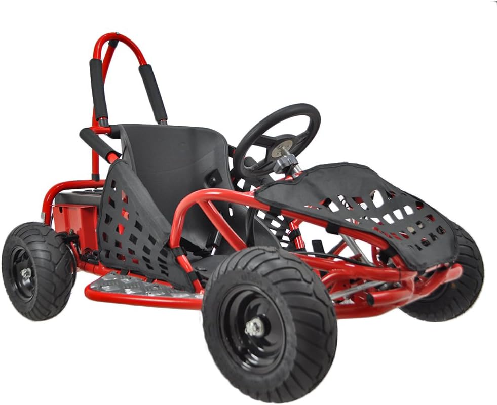 Feiyacheye Baja 1000W 48V Electric Kids Go-Kart, Red