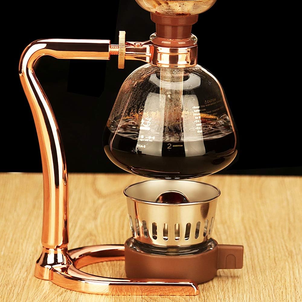 BAOSHISHAN サイフォン式コーヒーメーカー 3人用ローズゴールド