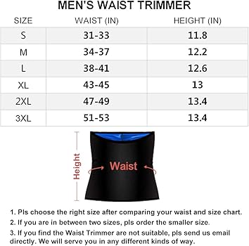 waist trainer sizes