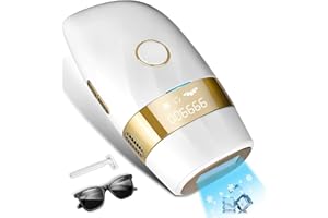 VELVVIBE Laser Hair Removal for Women and Men : New Upgraded at Home Use IPL Hair Removal Device Permanent & Protection - 5 Levels Laser Hair Removal for Face Legs Arms and Whole Body White