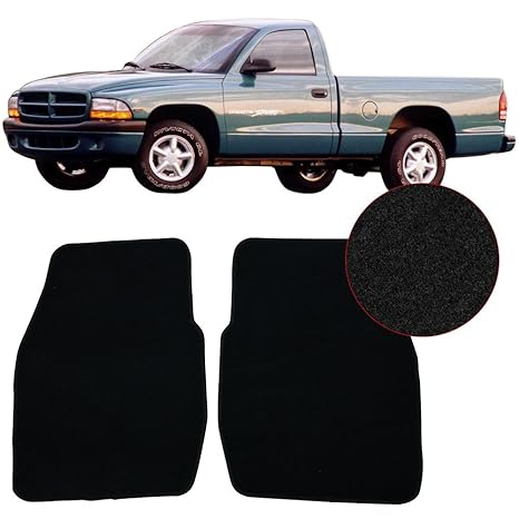Floor Mats Fits 97 04 Dodge Dakota Black Nylon Flooring Protection Interior Carpets By Ikon Motorsports 1998 1999 2000 2001 2002 2003