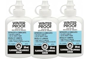 Winter Proof Lock De-Icer and Lubricant with Injection Tip, 30ml, 2-in-1 Formula for Car Doors, Home and Padlocks (3)