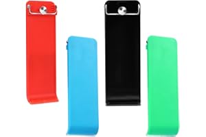 N-KONGJIAN 4PCS Back Stand for Nintendo Switch, Back Shell Holder Kickstand Replacement for Switch, Replacement Stand for Switch (Black Blue Red Green)