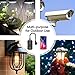 LOPOO Outdoor Smart Plug Wifi Smart Socket Works with Amazon Alexa and Google Home IP44 Waterproof Wifi Outlet Wireless Remote Control Switch Energy Monitoring Wifi Plug with Timer and Group Function