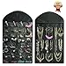 Realdios NonWoven Hanging Closet Accessory Jewelry Holder Organizer(32pocket-Black)