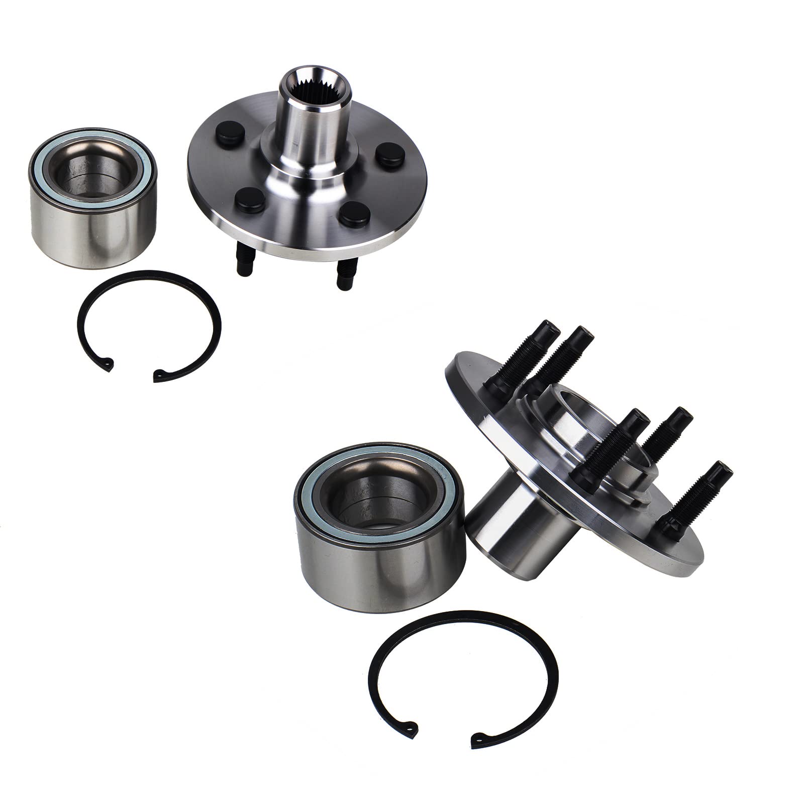 Photo 1 of ** SOLD AS IS, NO REFUND/RETURN** SEE COMMENTS!
KUSATEC 521000 2PCS Rear Wheel Bearing and Hub Assembly Compatible with Ford Explorer 2002-2010, Sport Trac 2007-2010, Lincoln Aviator 2003 2004 2005, Mercury Mountaineer 2002-2010, 5 Lug Bolts