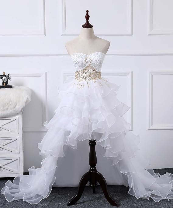 western high low dress