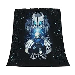Cartoon Flannel Blanket Super Soft Throw Cute
