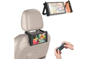 Car Holder for Nintendo Switch 2 (2025),Portable Foldable Adjustable Car Holder Headrest NS2 Magnetic Play Stand Mount,and Pl