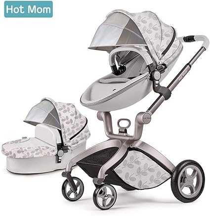 hot mom baby carriage with bassinet combo