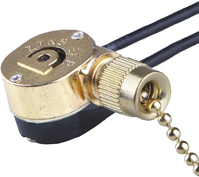 Amazon Com Ceiling Fan Switch Zing Ear Ze 109m Pull Chain Switch On Off Light Switch For Hunter Ceiling Fan Light Lamp Replacement Furniture Decor