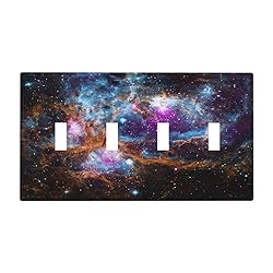 Psychedelic Mysterious Starry Sky Quad Toggle Light