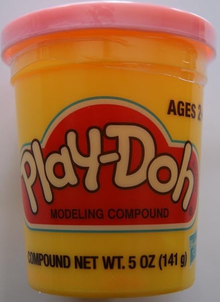 peach play doh