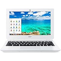 Acer Chromebook, 11.6-Inch, CB3-111-C670 (Intel Celeron, 2GB, 16GB SSD, White) **Discontinued by Manufacturer**