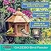 Pennington Cedar Gazebo Bird Feeder, 3 LB Capacity