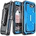 Galaxy J3 2017/J3 Prime/J3 Emerge/J3 Eclipse/Express Prime 2/Luna Pro/Amp Prime 2/Sol 2 Case,COVRWARE [Aegis] Built-in [Screen Protector] Heavy Duty Rugged Holster [Belt Clip][Kickstand] Blue