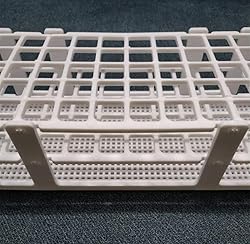POCOMOCO 3 Pack Plastic Test Tube Rack, 60 Holes