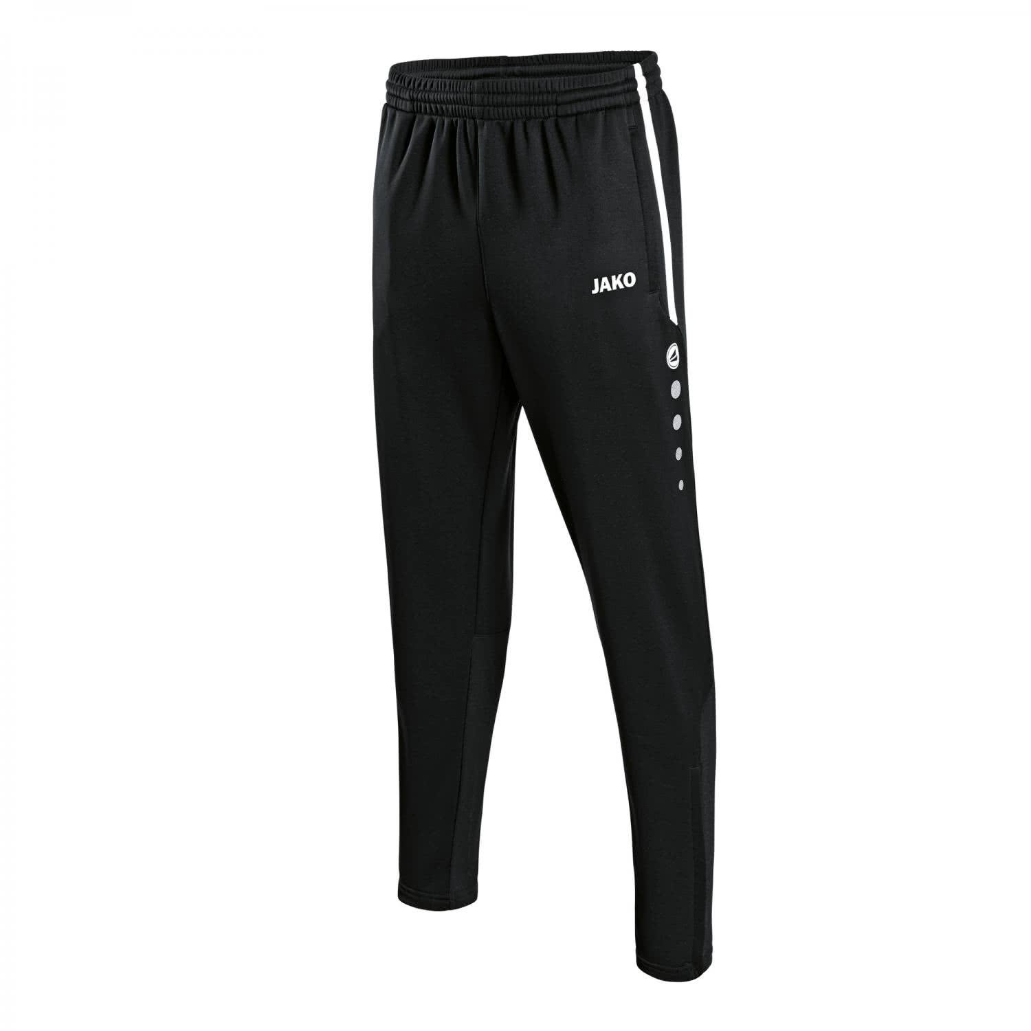 JAKO Herren Trainingshose Active I Sporthose Herren lang mit Elastischem Bund & Seitentaschen I Trainingshose Herren lang