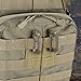 10 Pack Multipurpose D-Ring Grimlock Locking for Molle Webbing with Zippered Pouch by BOOSTEADY (Brown)