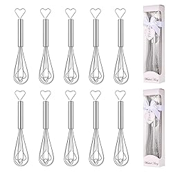Sunch Craft 30 Pcs Mini Whisk Heart Shaped