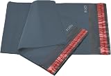iSOUL 50 Mixed Grey Mailing Bags 2 Sizes Self Seal 60µm 25 each A6 to A4